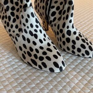 INC International Concepts Dalmatian Print Ankle Boots